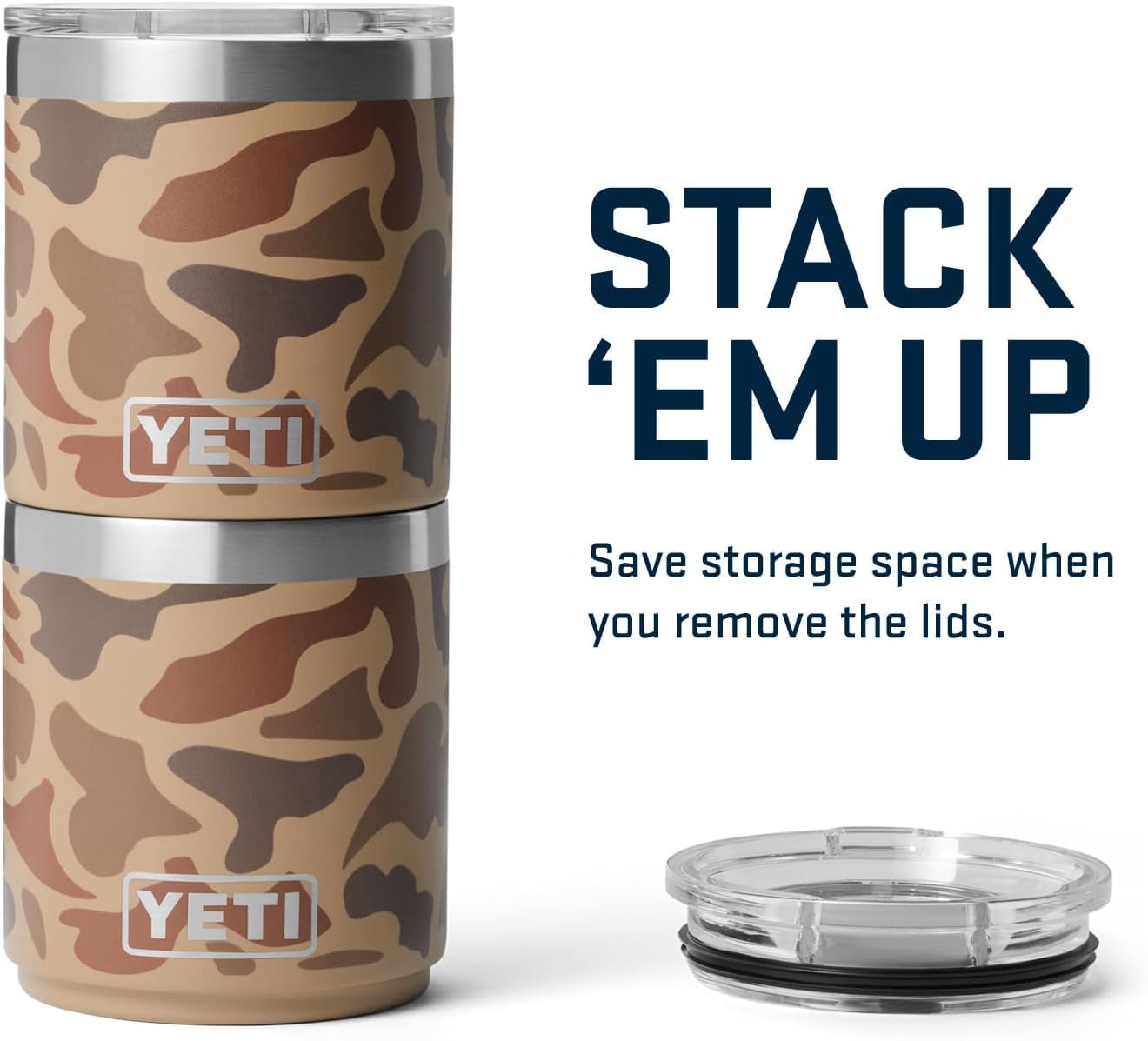 YETI Rambler 10 oz Lowball 2.0 camuflaje humedales para exteriores