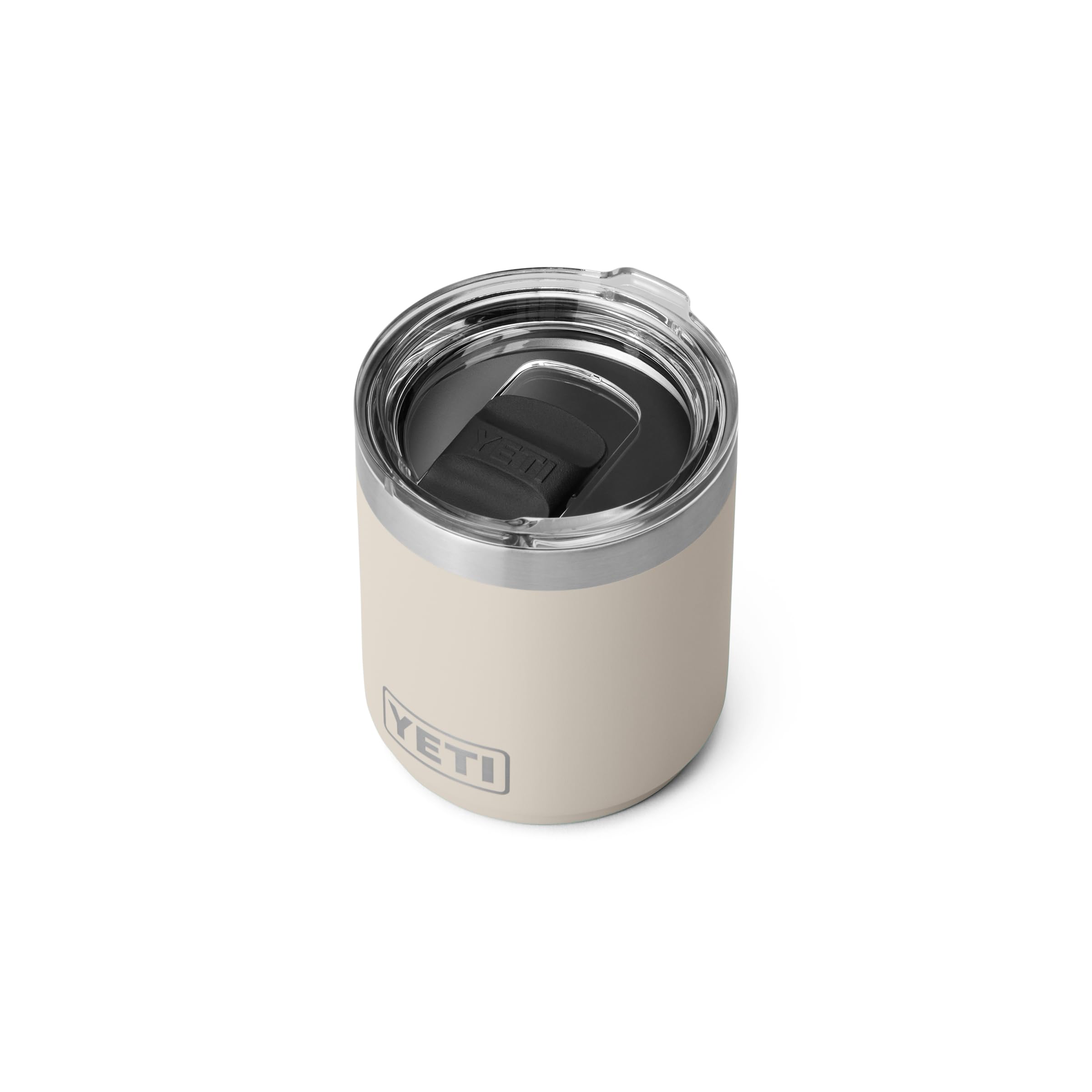 Vaso apilable YETI Rambler 10 oz Lowball 2.0; ahorro de espacio.
