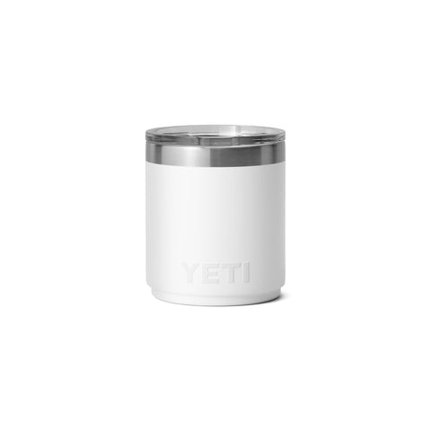 YETI Rambler 10 oz Lowball 2.0, apto para lavavajillas, limpieza sin complicaciones.