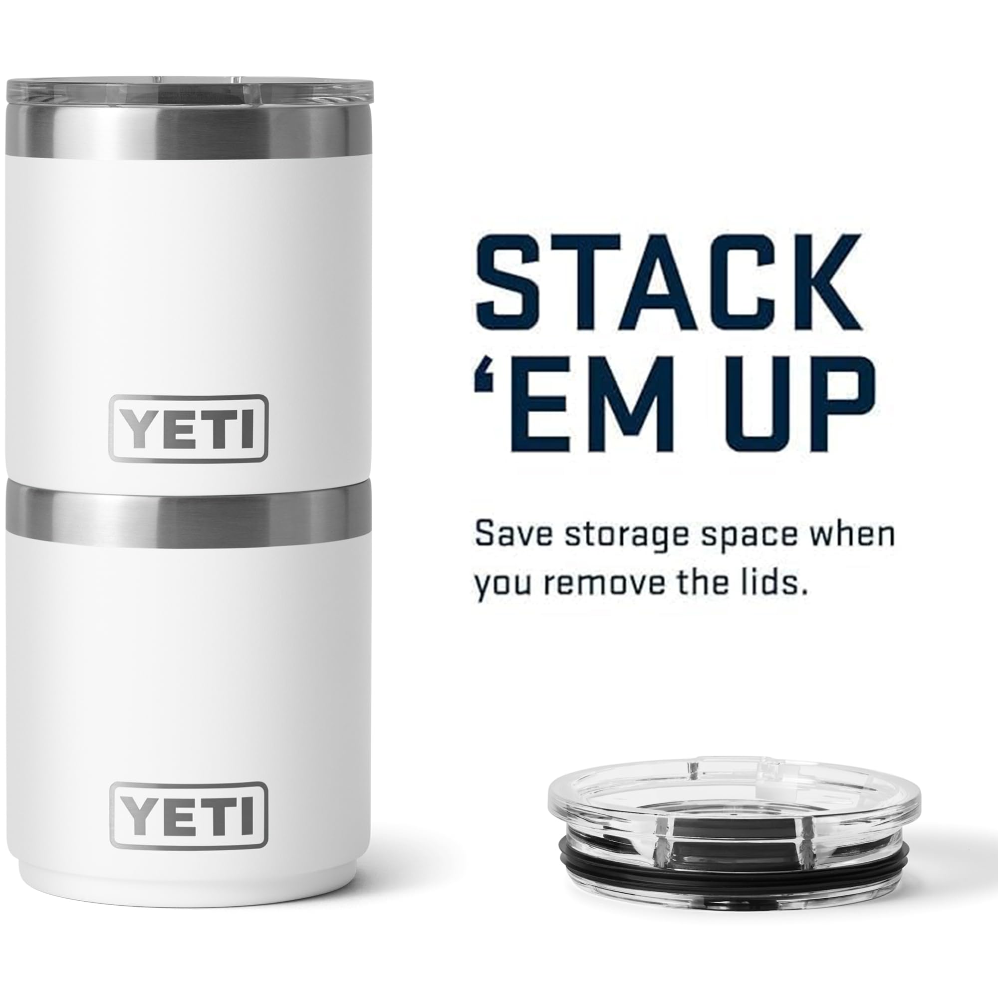 YETI Rambler 10 oz Lowball 2.0, ideal para café caliente en traslados.