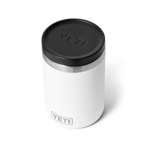 YETI Rambler de 16 oz frasco de comida en acero inoxidable conserva temperatura.