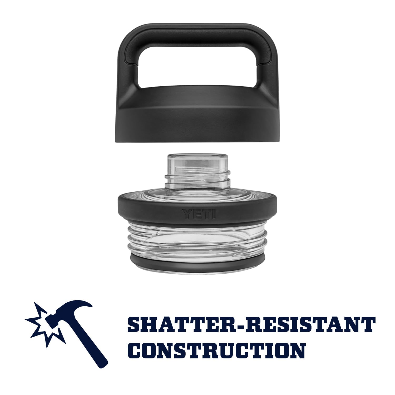 YETI Rambler 18 onzas, exterior sin sudor para mayor comodidad