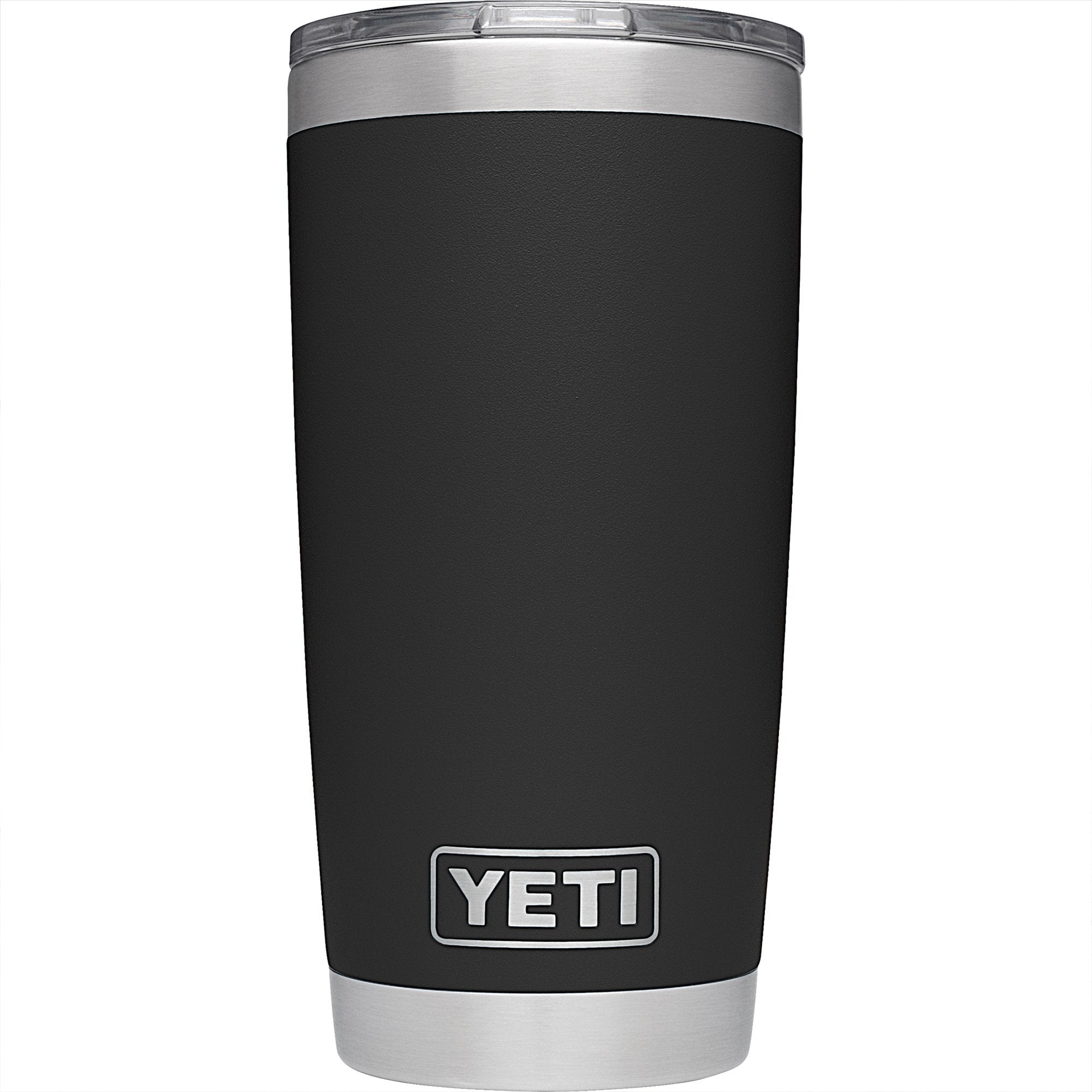 YETI Rambler 20 oz con acero inoxidable mantiene bebidas frías o calientes por más tiempo.