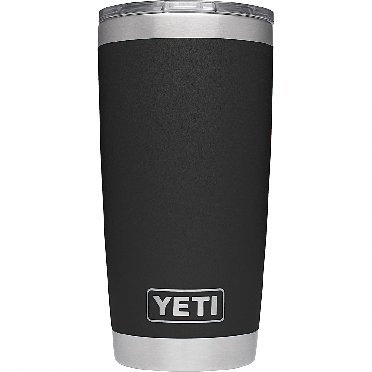 YETI Rambler 20 oz con acero inoxidable mantiene bebidas frías o calientes por más tiempo.