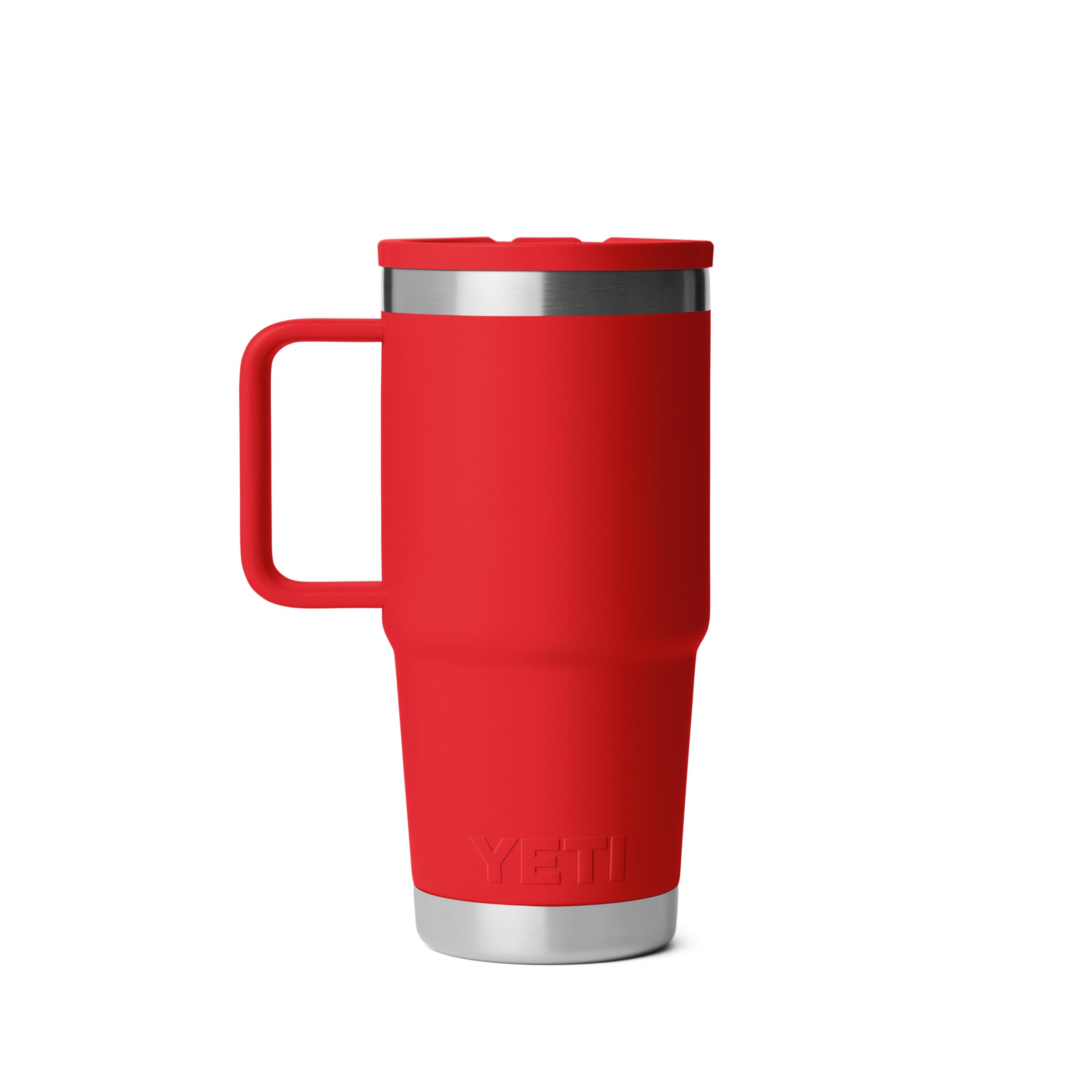 YETI Rambler 20oz asa fácil de sujetar, manejo cómodo durante el día.