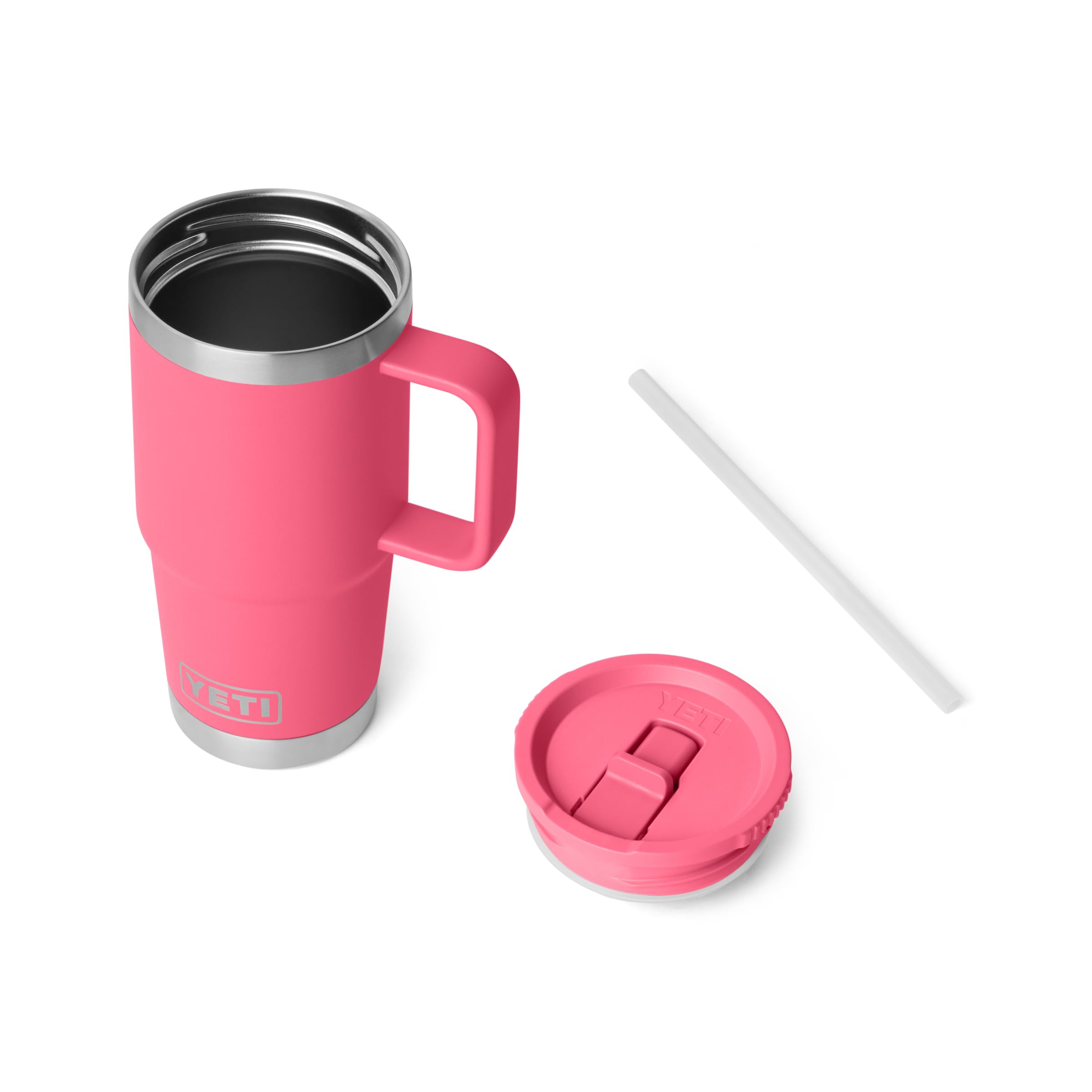 YETI Rambler 20oz con porta-vasos compatible para autos y salidas diarias.