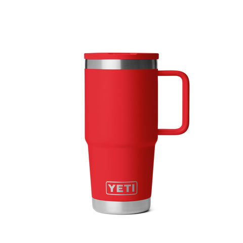 YETI Rambler 20oz con tapa de sorbo giro rápido a prueba de fugas para viajes.