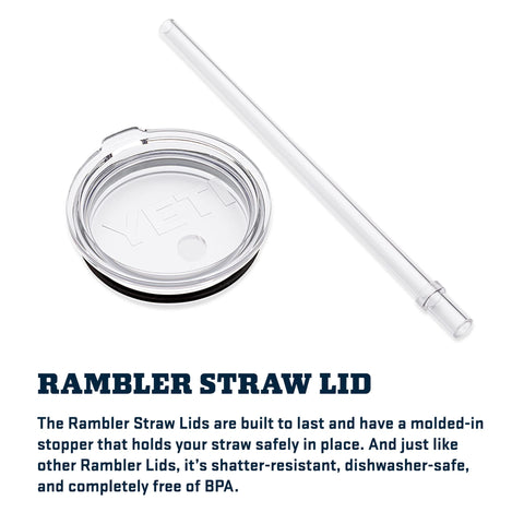 YETI Rambler 25oz para uso exterior, ideal para viajes.