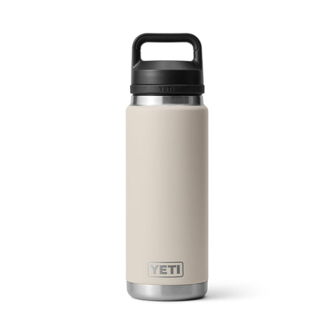 La YETI Rambler 26 oz de acero-inoxidable 18-8 resiste usos intensos y oxidación.