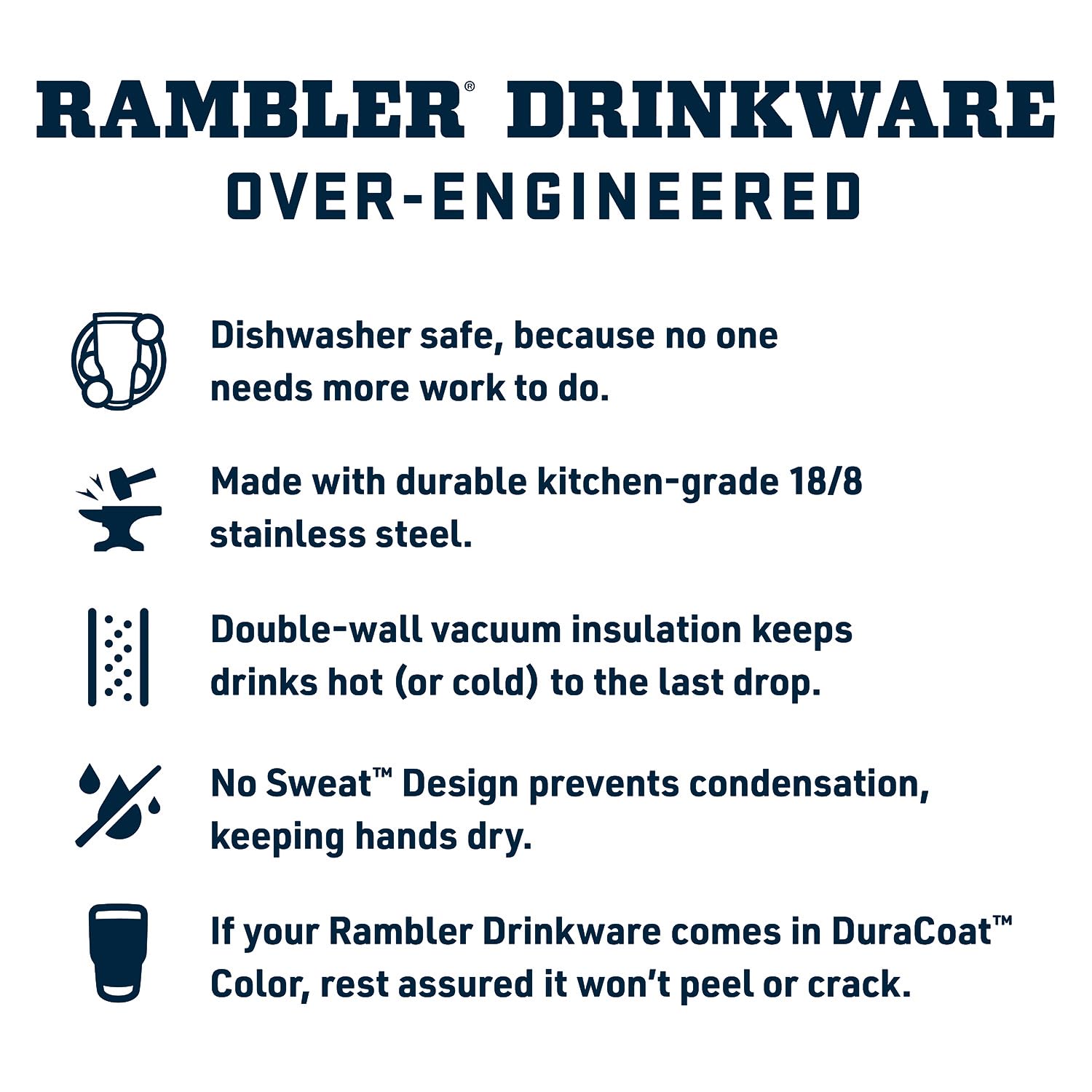 La YETI Rambler 26 oz apto-lavavajillas facilita la limpieza tras la actividad.