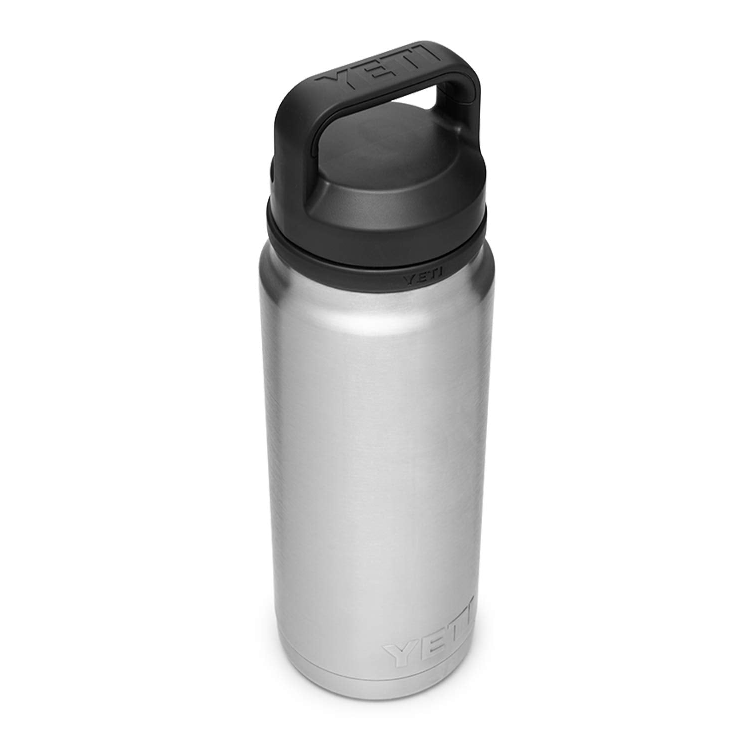 YETI Rambler 26 oz en acero inoxidable 18-8, resistente y duradero.