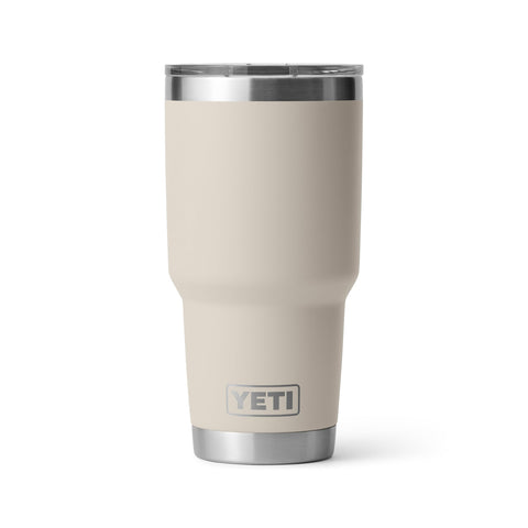 YETI Rambler 30 onzas vaso termico de acero Cape Taupe para café caliente duradero.