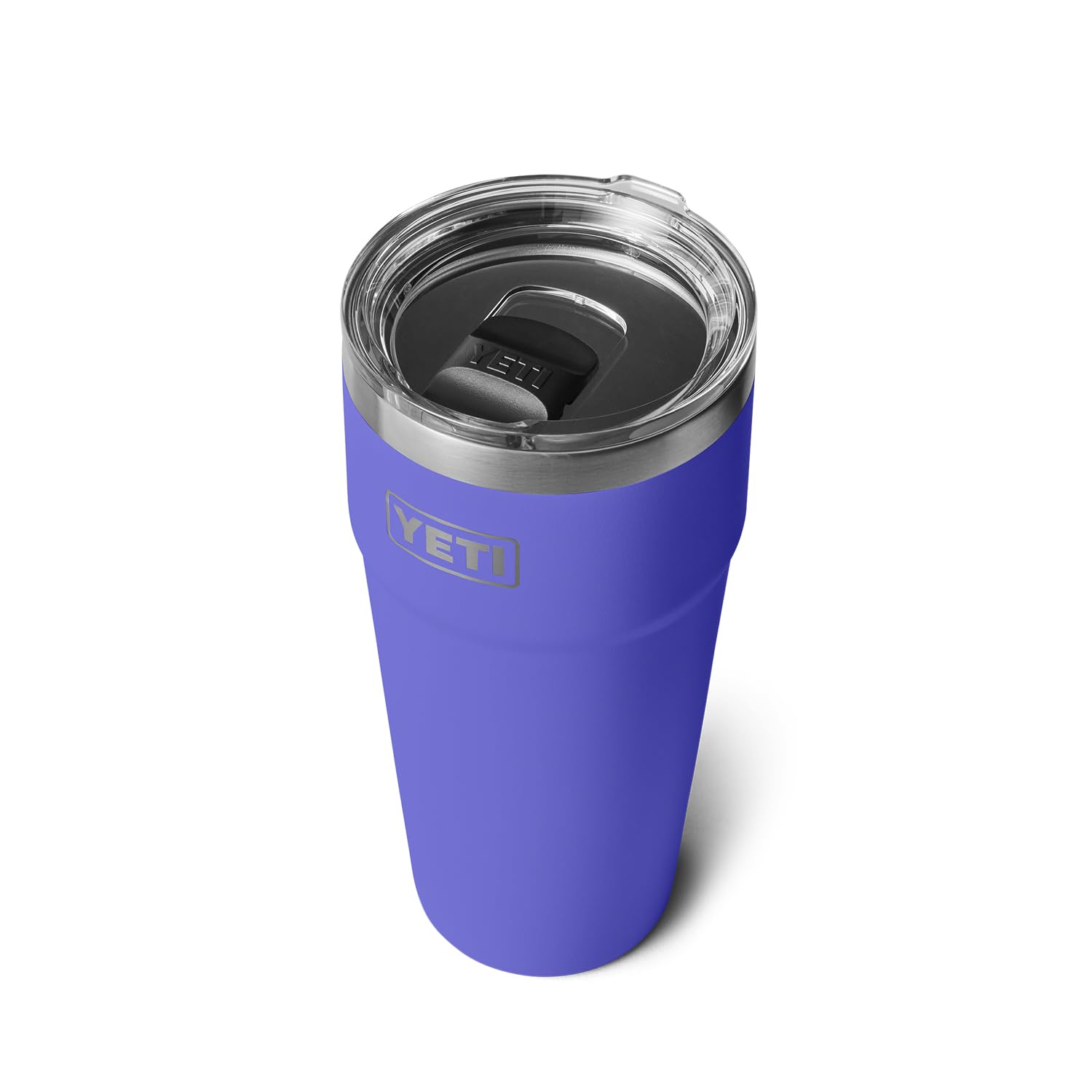 YETI Rambler 30 onzas, vaso apilable en acero inoxidable ultramarino violeta, para llevar bebidas