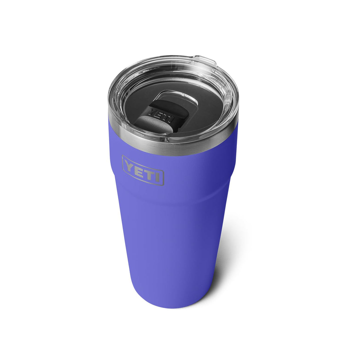 YETI Rambler 30 onzas, vaso apilable en acero inoxidable ultramarino violeta, para llevar bebidas