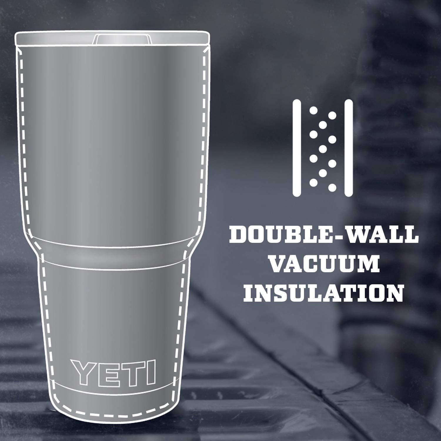 Apariencia libre de BPA del YETI Rambler para bebidas seguras