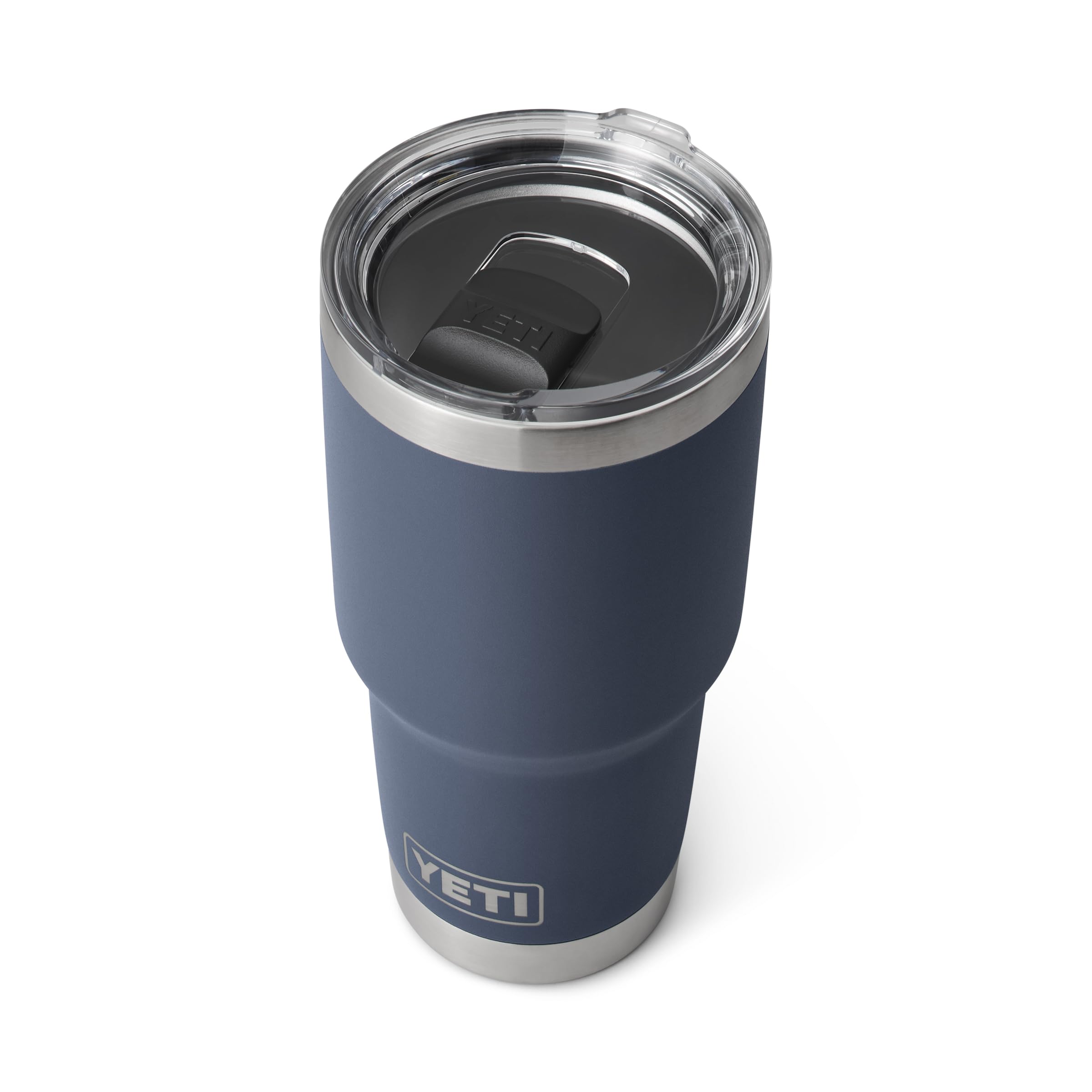 YETI Rambler 30 oz con diseño sin sudor para manos secas.