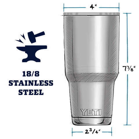 Tapa MagSlider de YETI Rambler cerca, sellado seguro y uso rápido