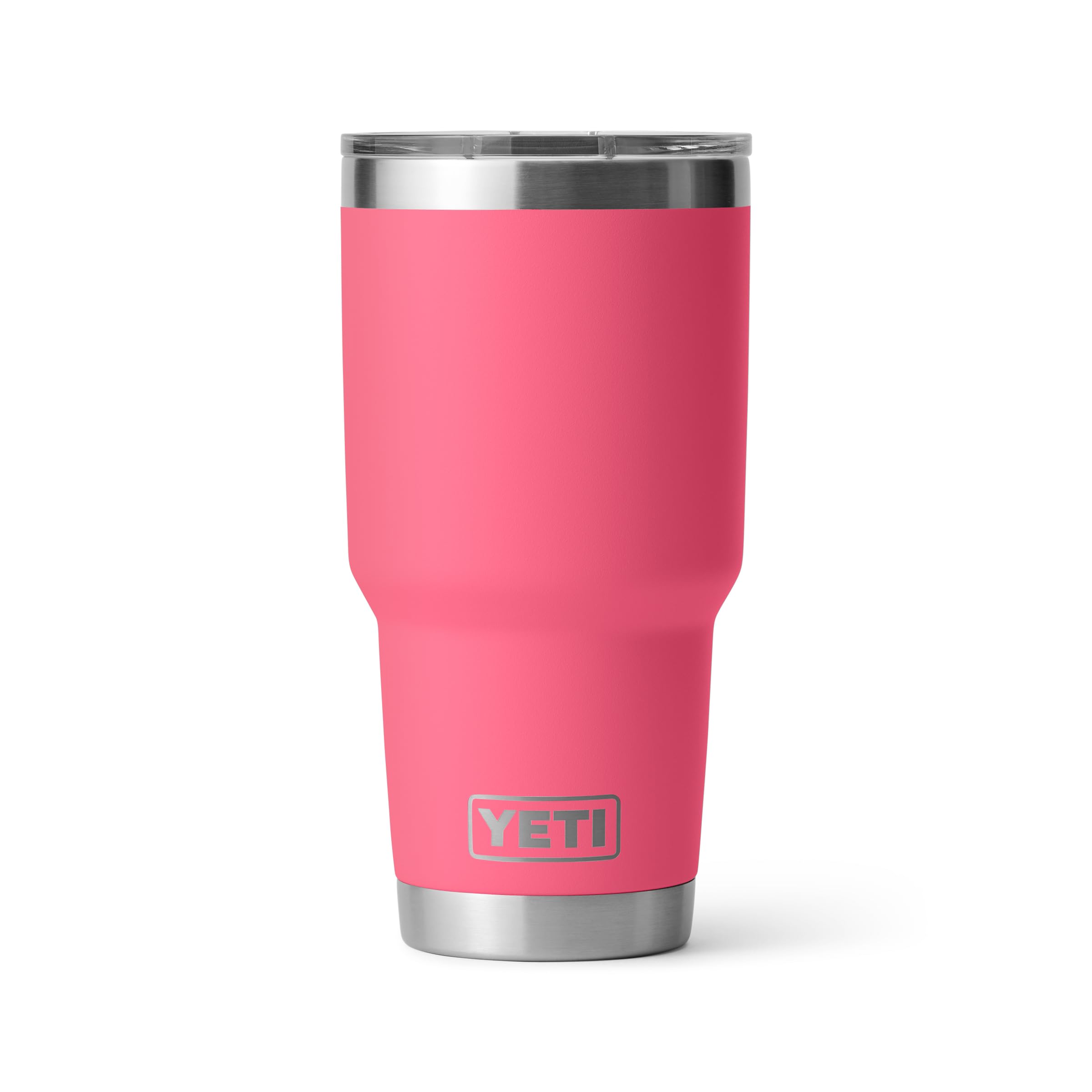 Rambler 30 oz de YETI en acero inoxidable con doble aislamiento para bebidas calientes o frías.