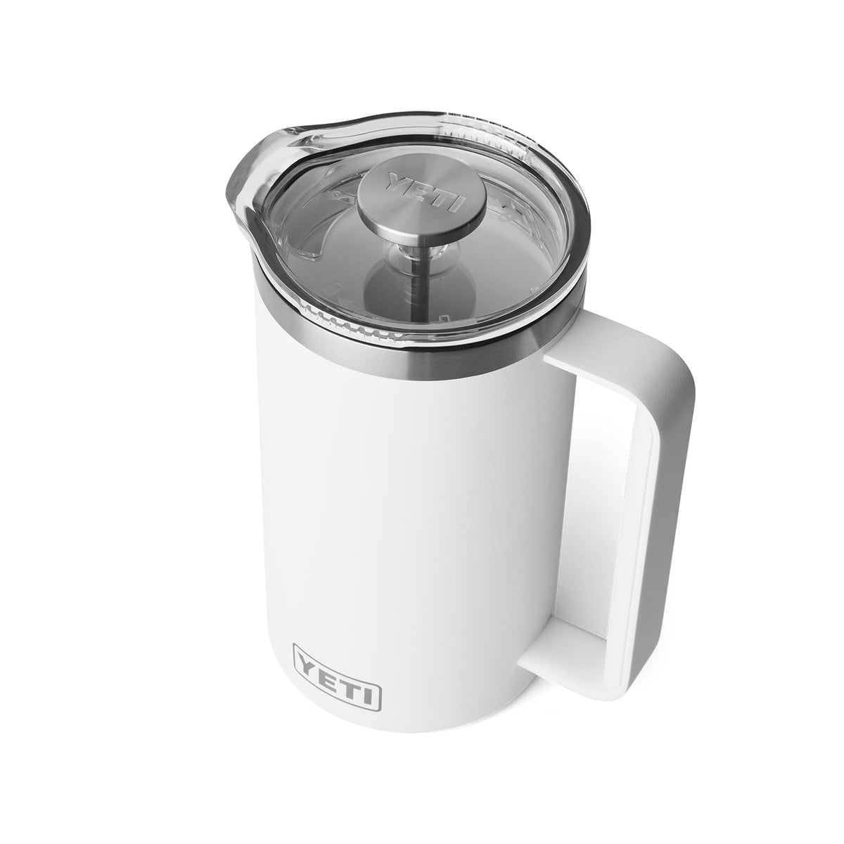 YETI Rambler 34 oz French Press preparado para café aromático