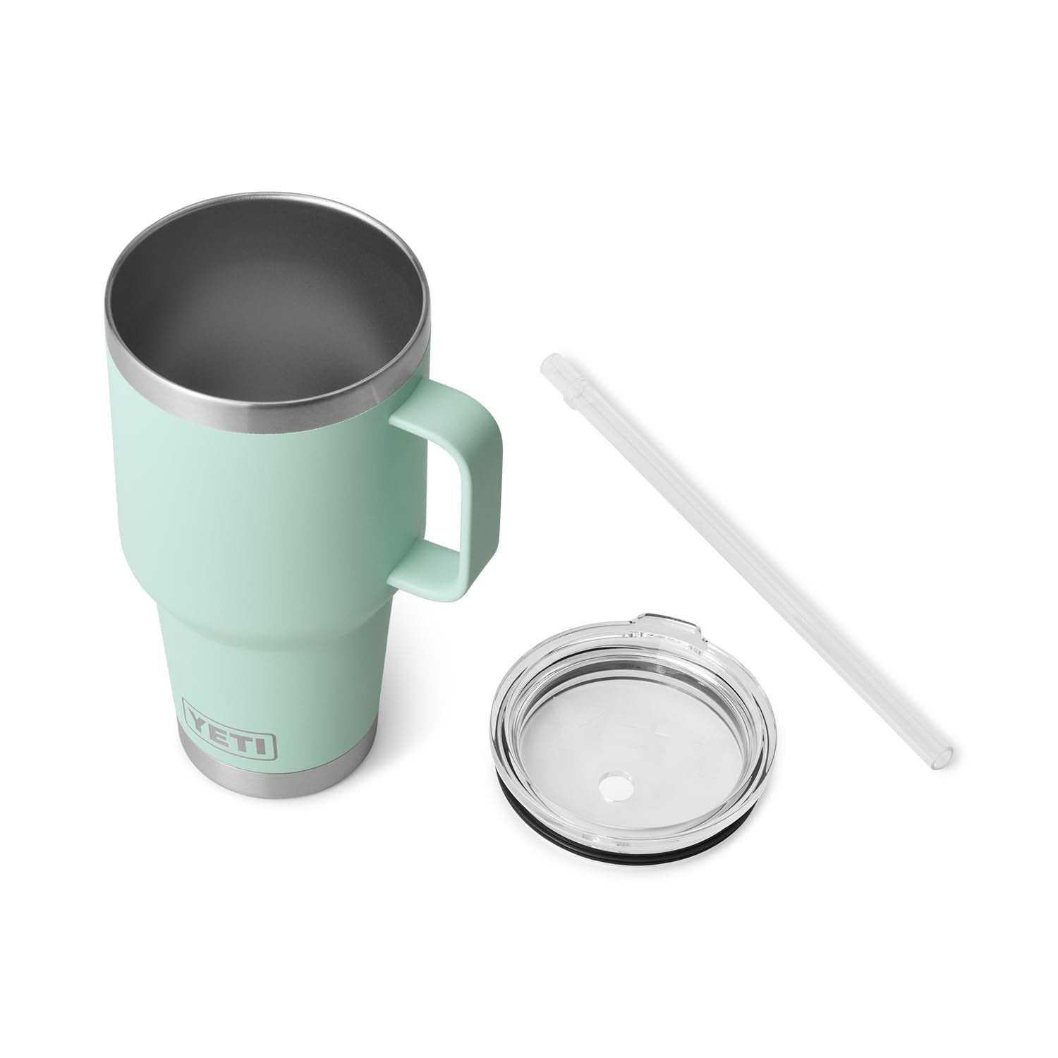 YETI Rambler con aislamiento de doble pared mantiene bebidas frías por más horas.