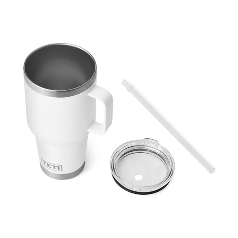 YETI Rambler 35 oz doble pared aislante, mantiene la bebida fría.