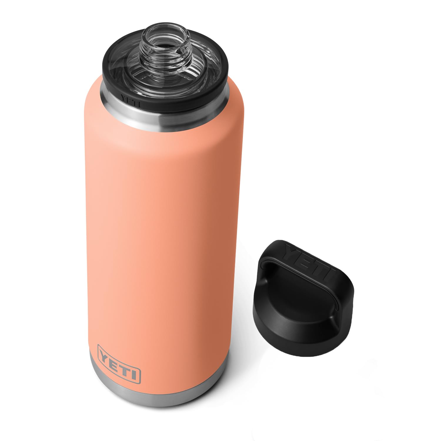 YETI Rambler 46 oz con tapa de vertido para sorbos rápidos y seguros.