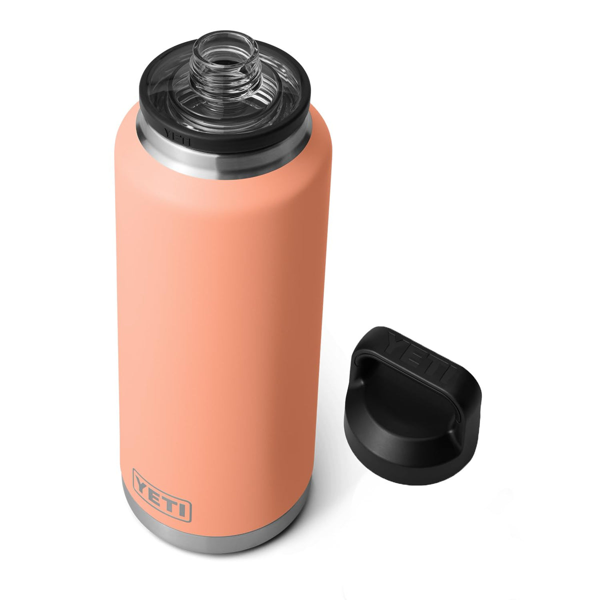 YETI Rambler 46 oz con tapa de vertido para sorbos rápidos y seguros.