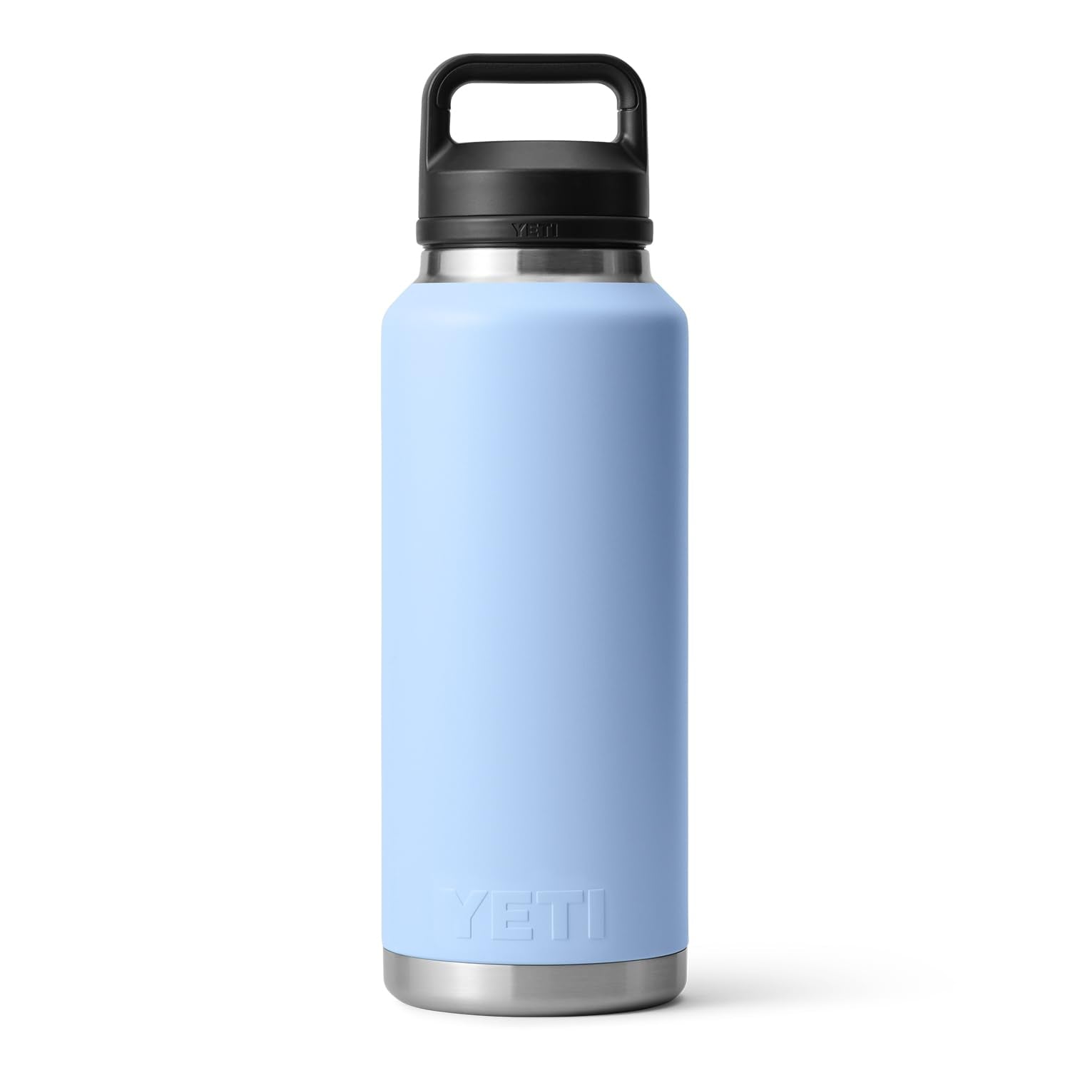 Acero resistente a la corrosión de YETI Rambler cuida la botella en aventuras.