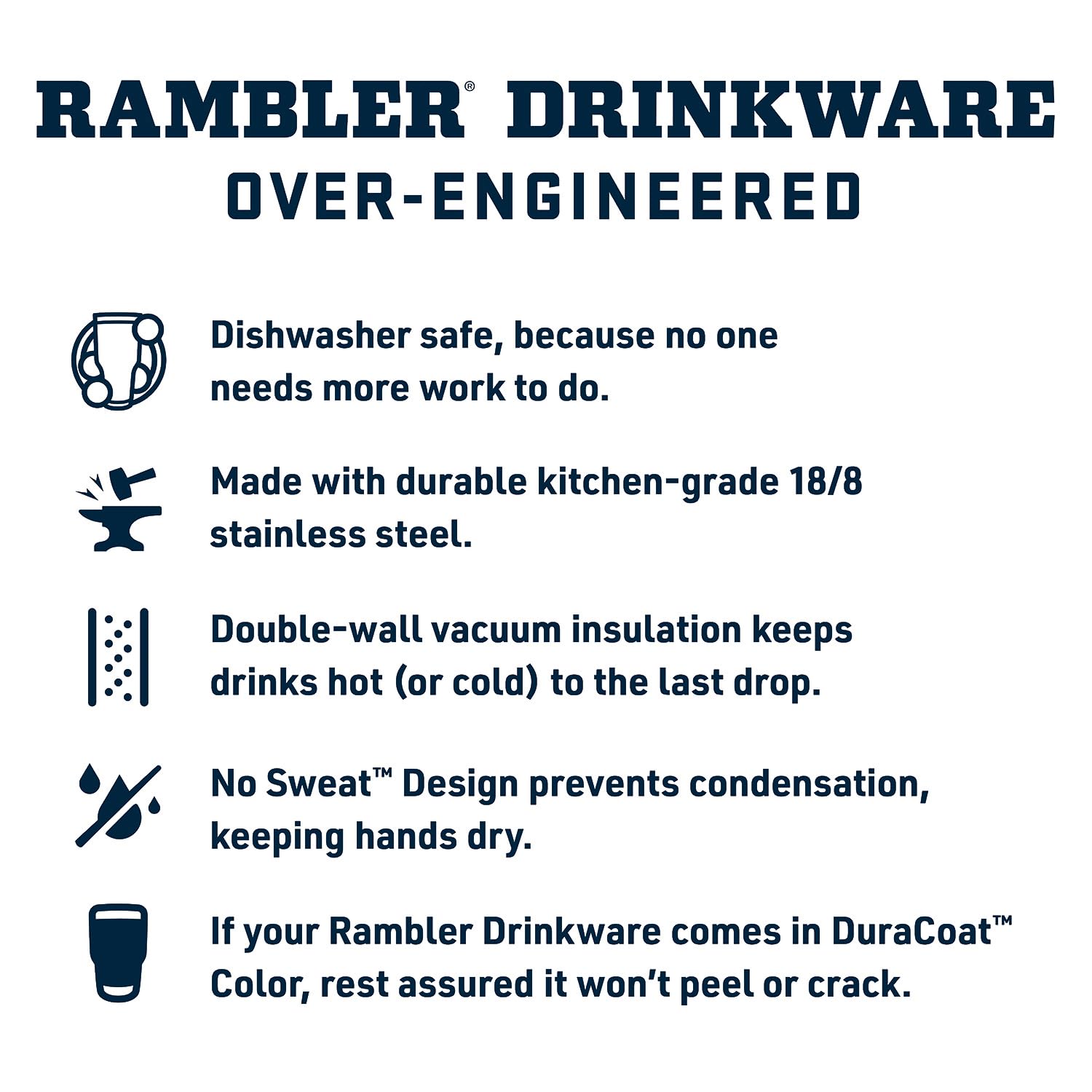 YETI Rambler 46 oz en color durazno de la costa baja para uso diario.