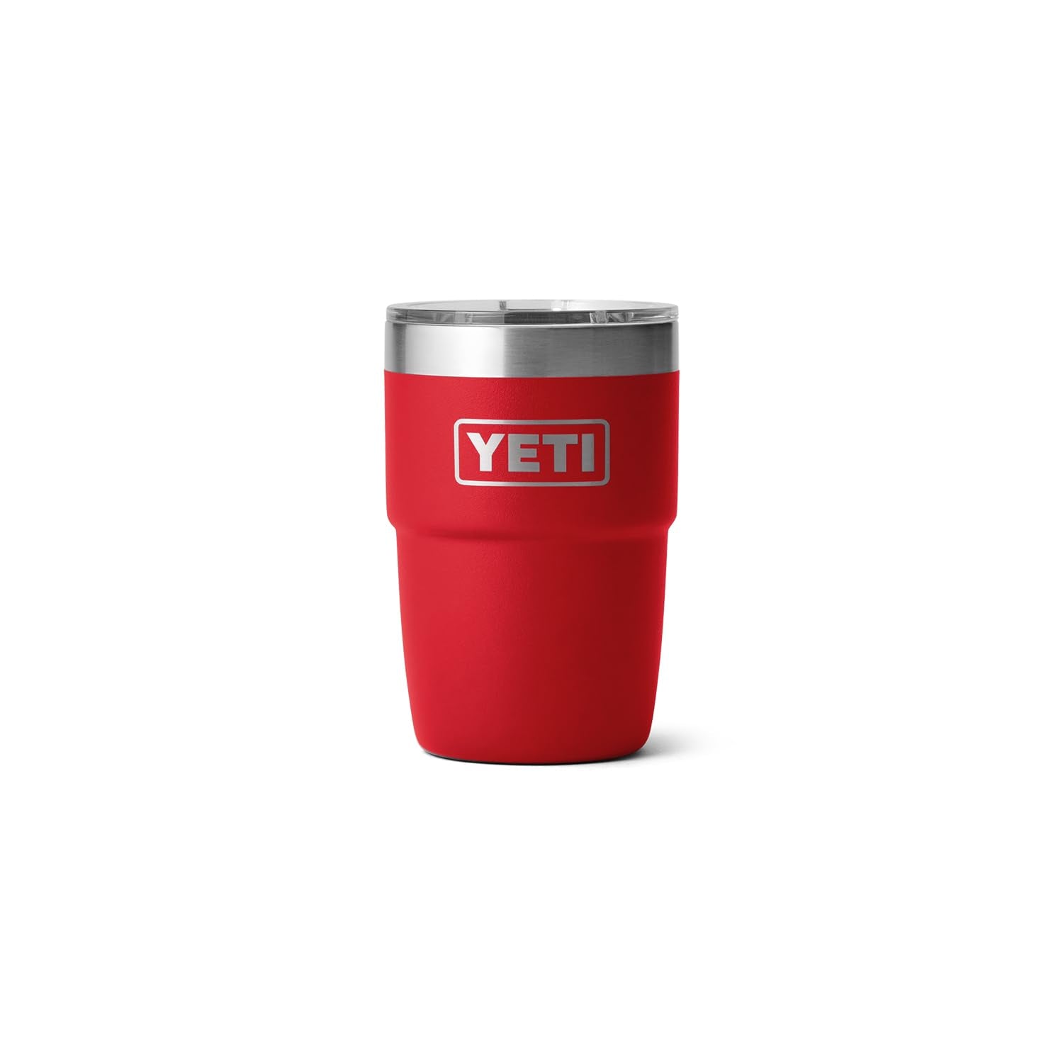 YETI Rambler, acero inoxidable 18-8, resistente y fácil de limpiar.