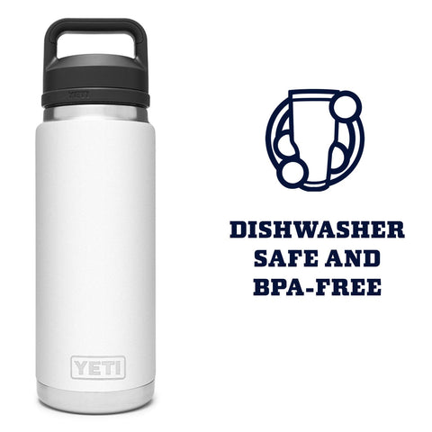 YETI Rambler apta lavavajillas, limpieza rápida.