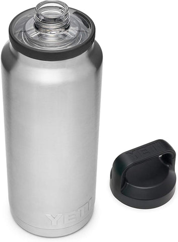 Asa ergonómica de YETI Rambler en lateral para beber en movimiento