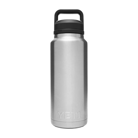 YETI Rambler 36 onzas frente: botella duradera para actividades al aire libre