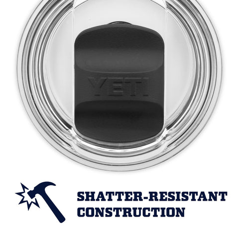 YETI Rambler, color rojo rescate, diseño vistoso y duradero.