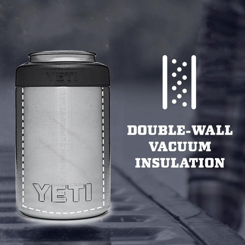Protección duradera: YETI Colster 12oz, acero grueso para uso diario