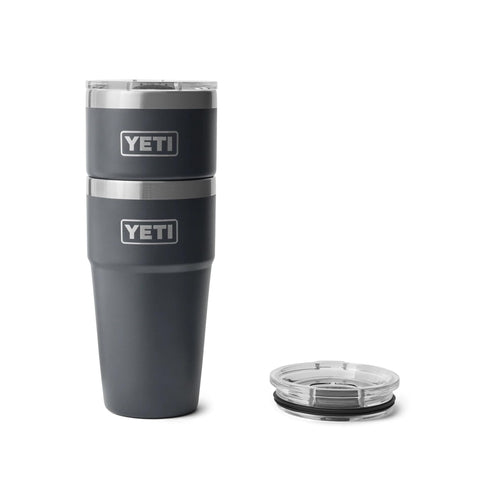 YETI Rambler Cup con aislamiento al vacío, mantiene frío o caliente.