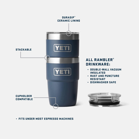 YETI Rambler-durasip-ceramica-interior mantiene el sabor del café