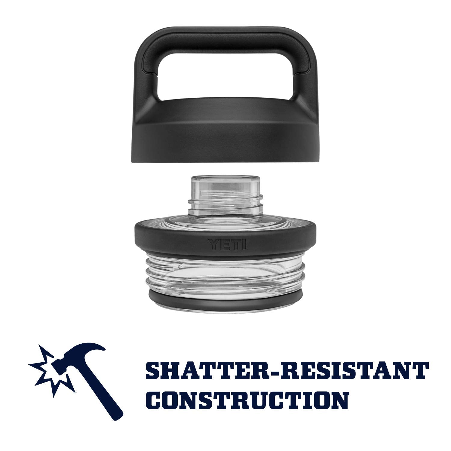 YETI Rambler exterior sin sudor para uso diario.