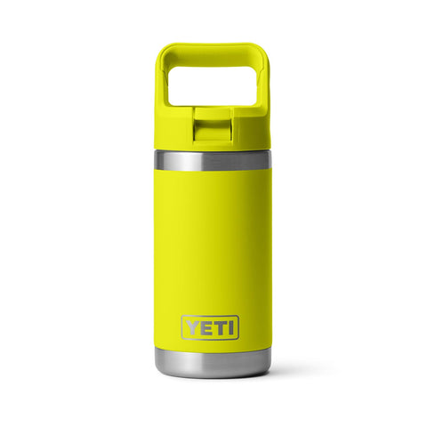 Acero inoxidable 18-8 de YETI Rambler Jr resiste golpes y óxido.
