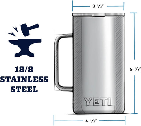 YETI Rambler Jug apto para lavavajillas, limpieza fácil tras cada uso