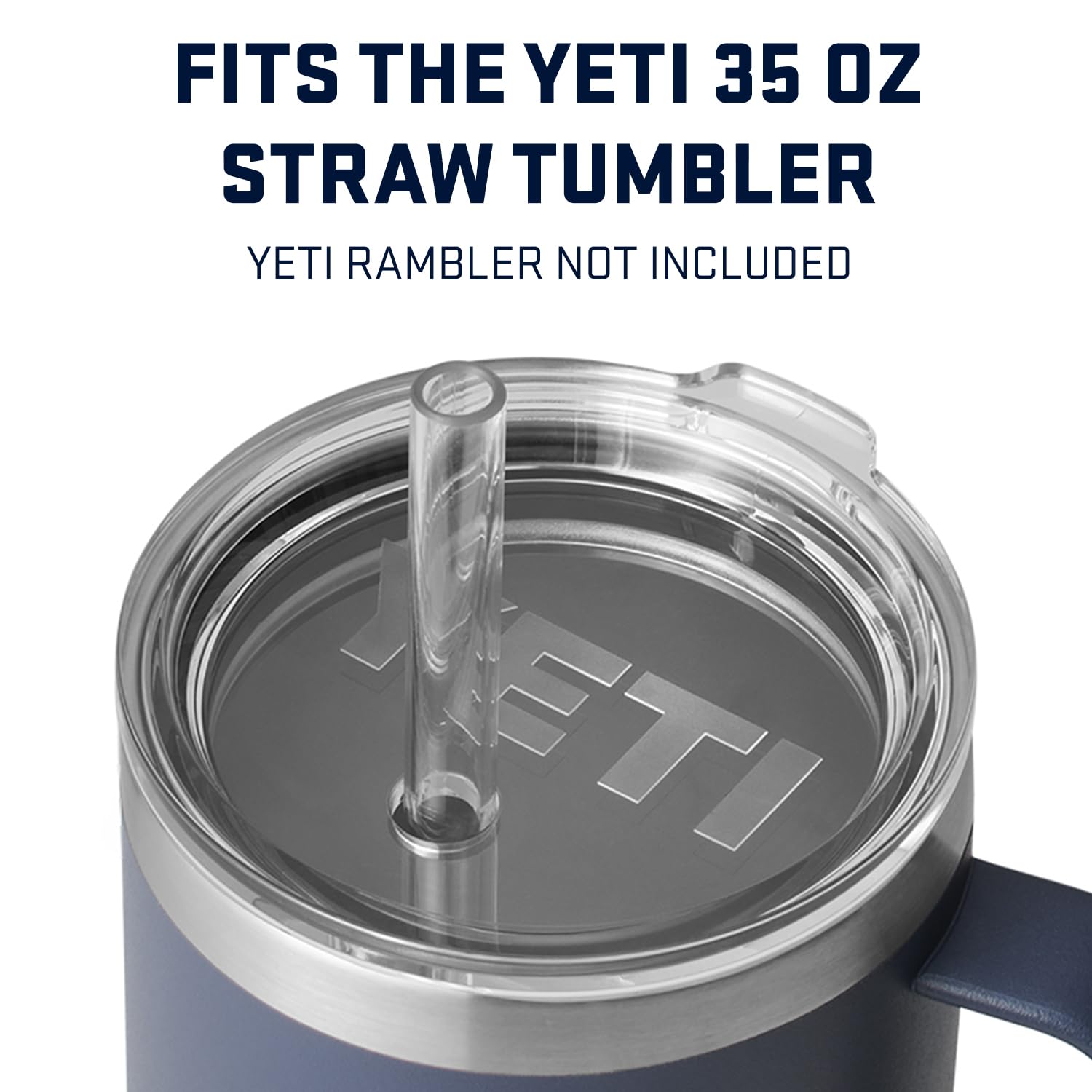 Tapa para YETI Rambler con pajilla, duradera y apta para lavavajillas