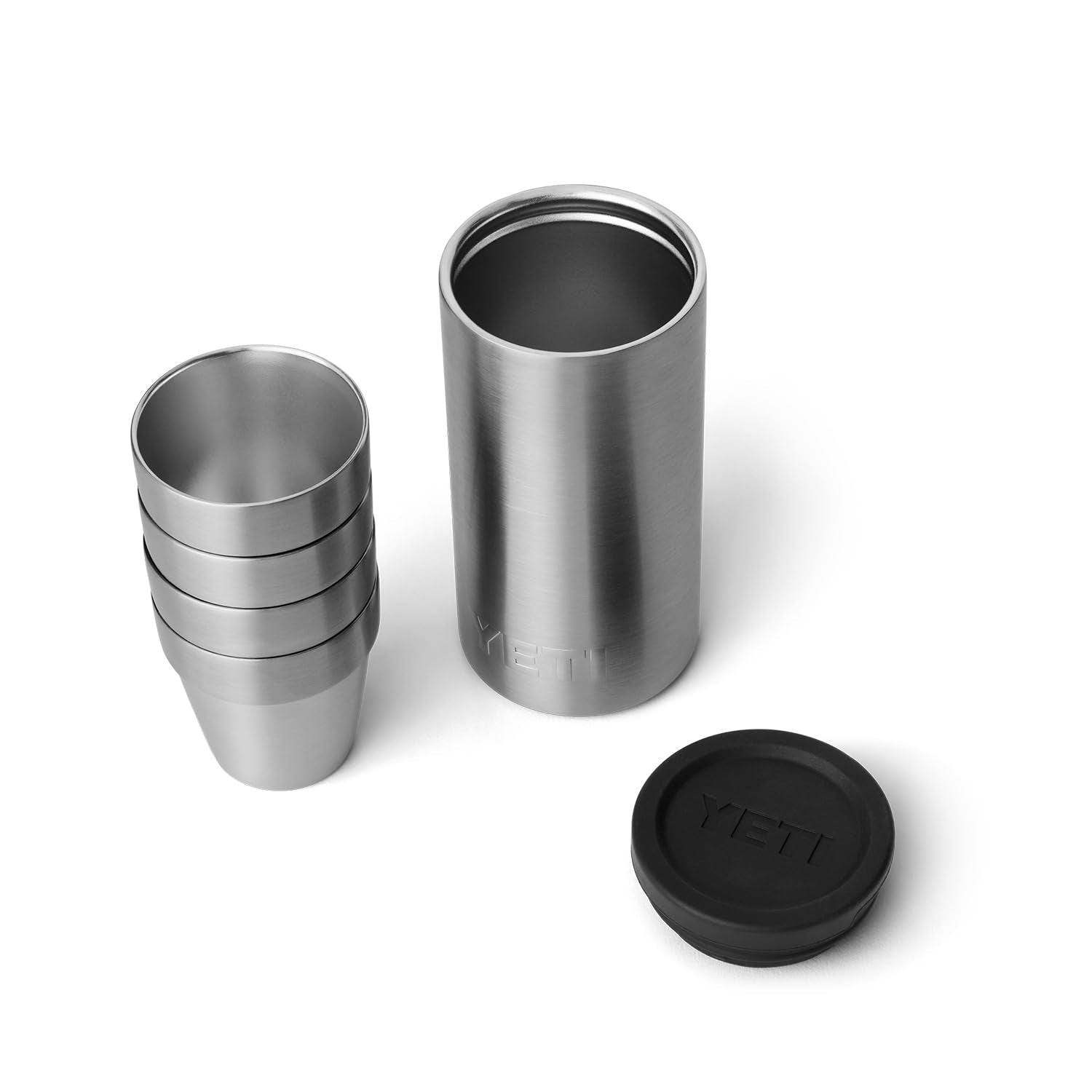 Vasos de chupito YETI con estuche para transporte de cuatro piezas