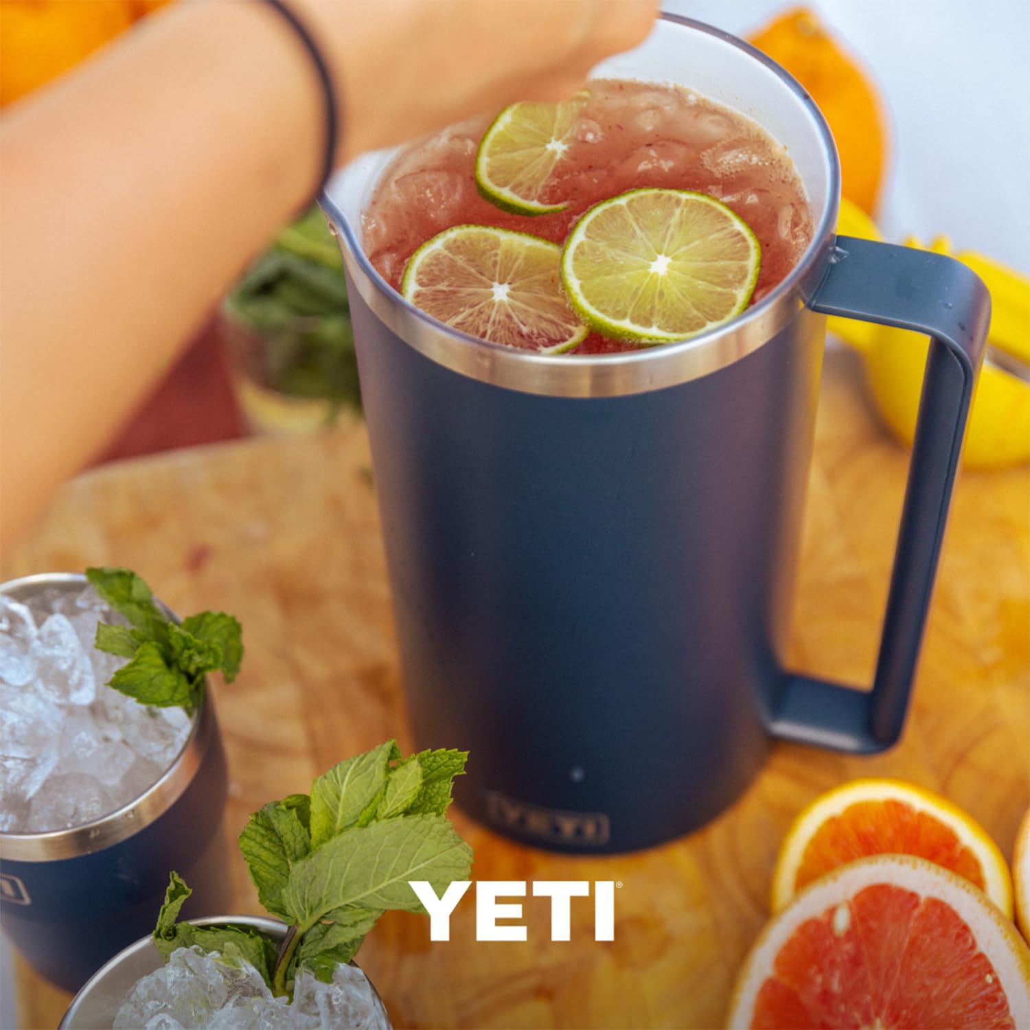 YETI Rambler detalle de la boca para un vertido controlado