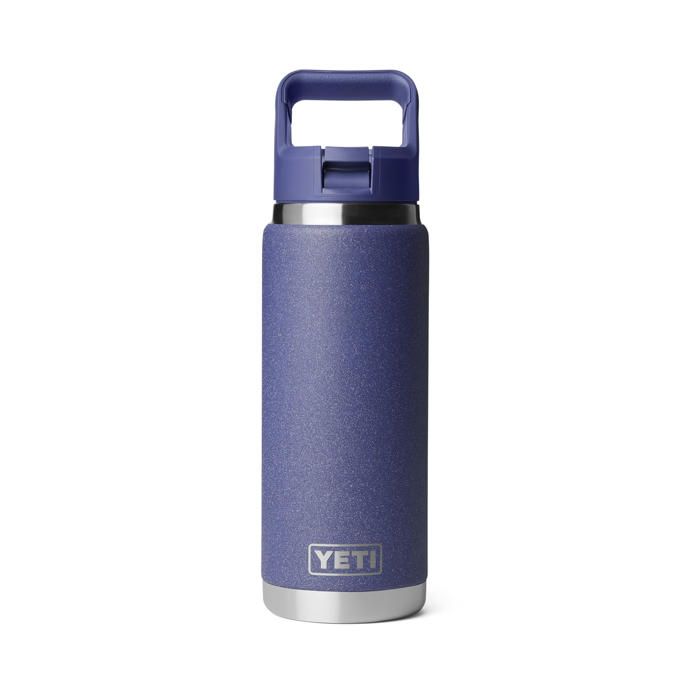 YETI Rambler con diseño sin condensación para manos secas al llevarla.