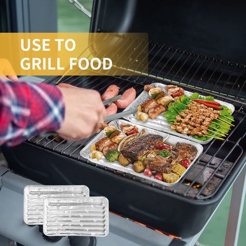 YEUIKERR bandeja apilable de aluminio, ahorro de espacio al almacenar