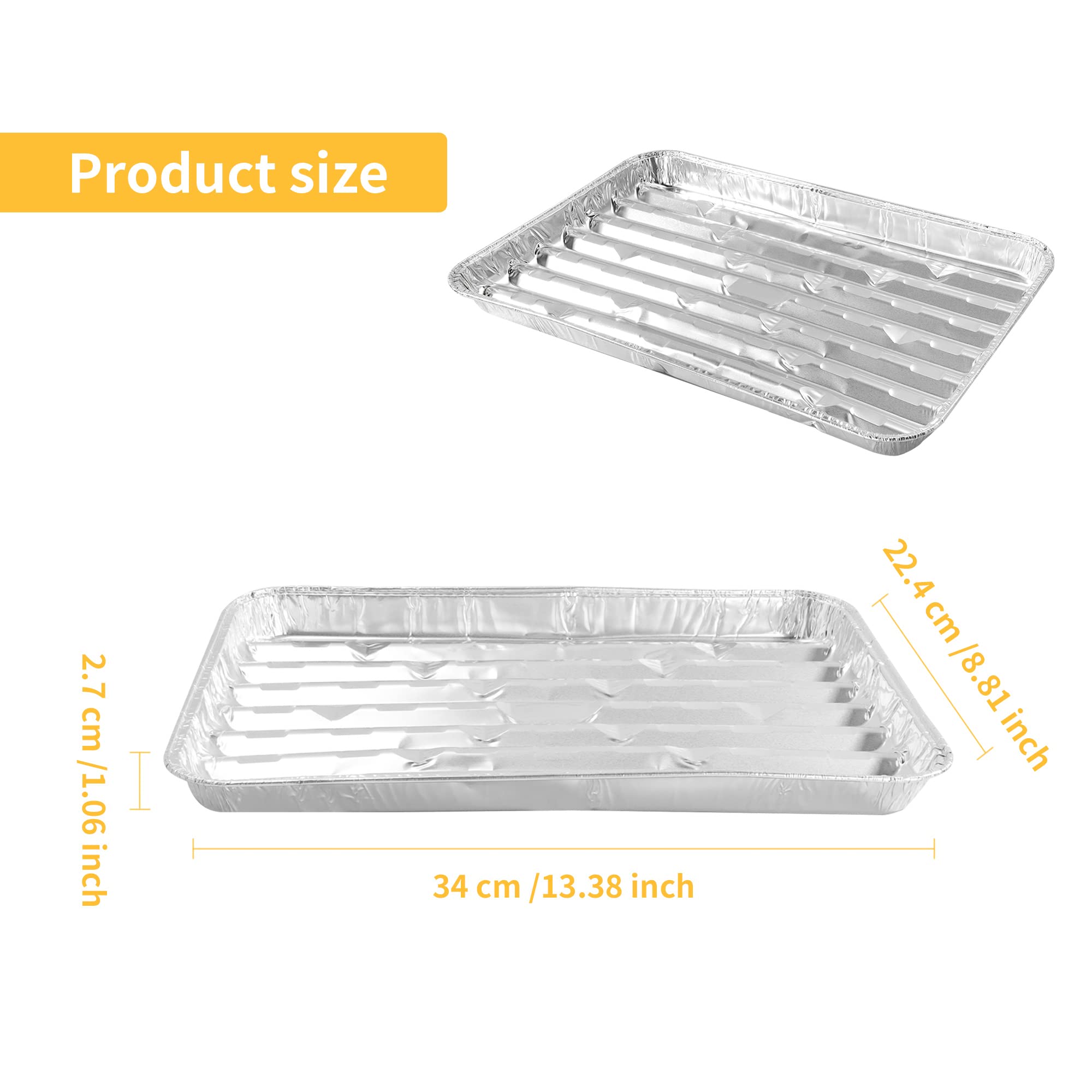 YEUIKERR bandeja de aluminio para hornear, ideal para galletas y pasteles