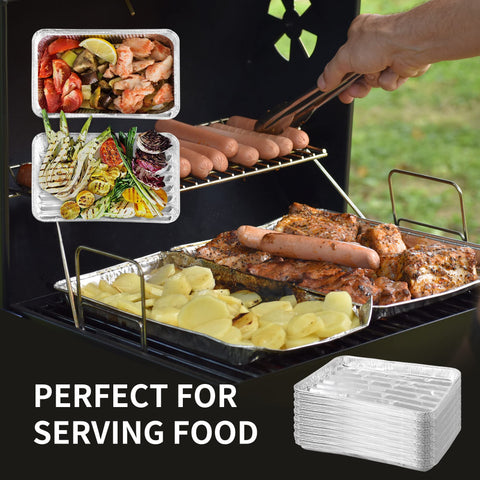 YEUIKERR bandeja de aluminio resistente, apta para congelar y hornear