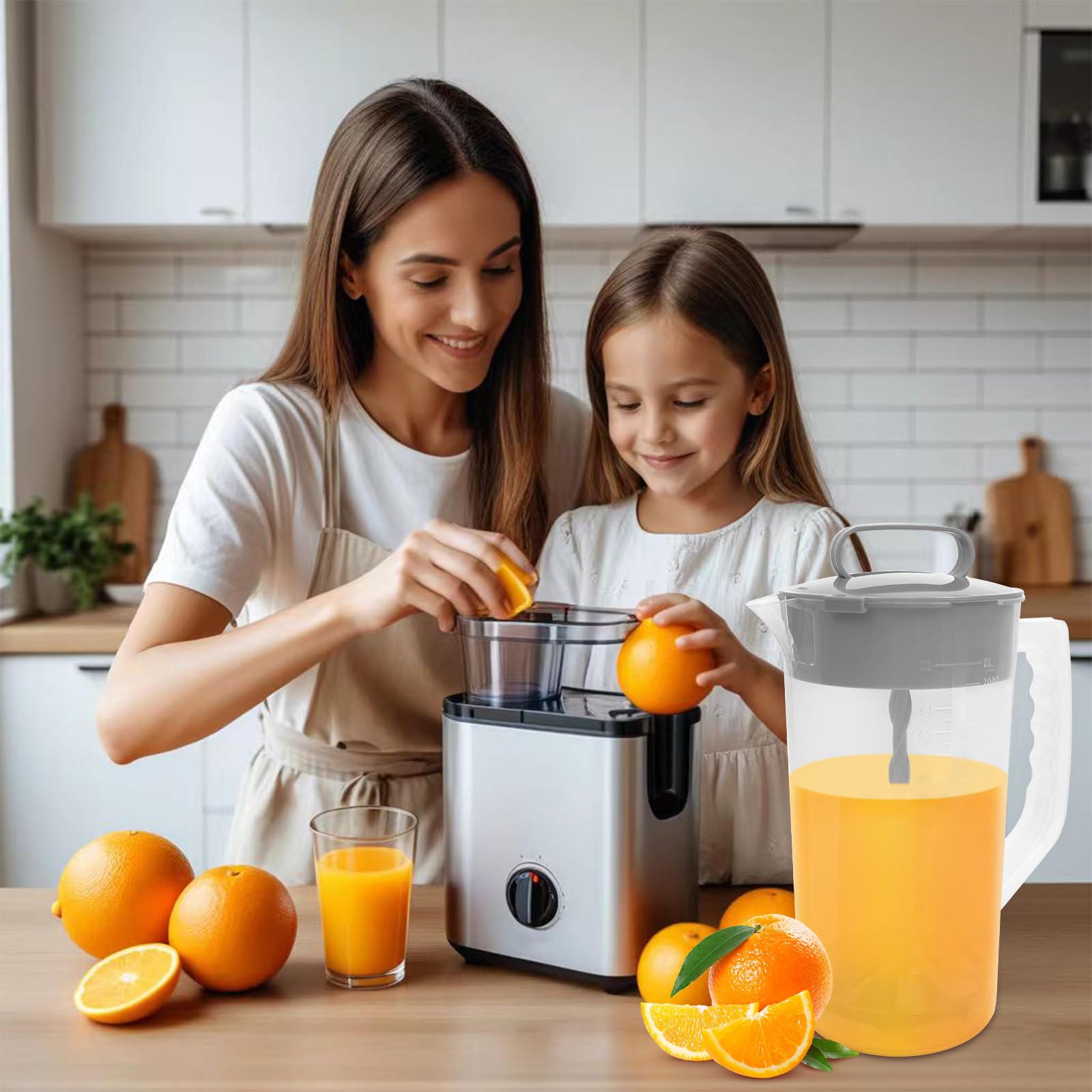 Capacidad de 2 cuartos para jugos, té y batidos con YEXEXINM.