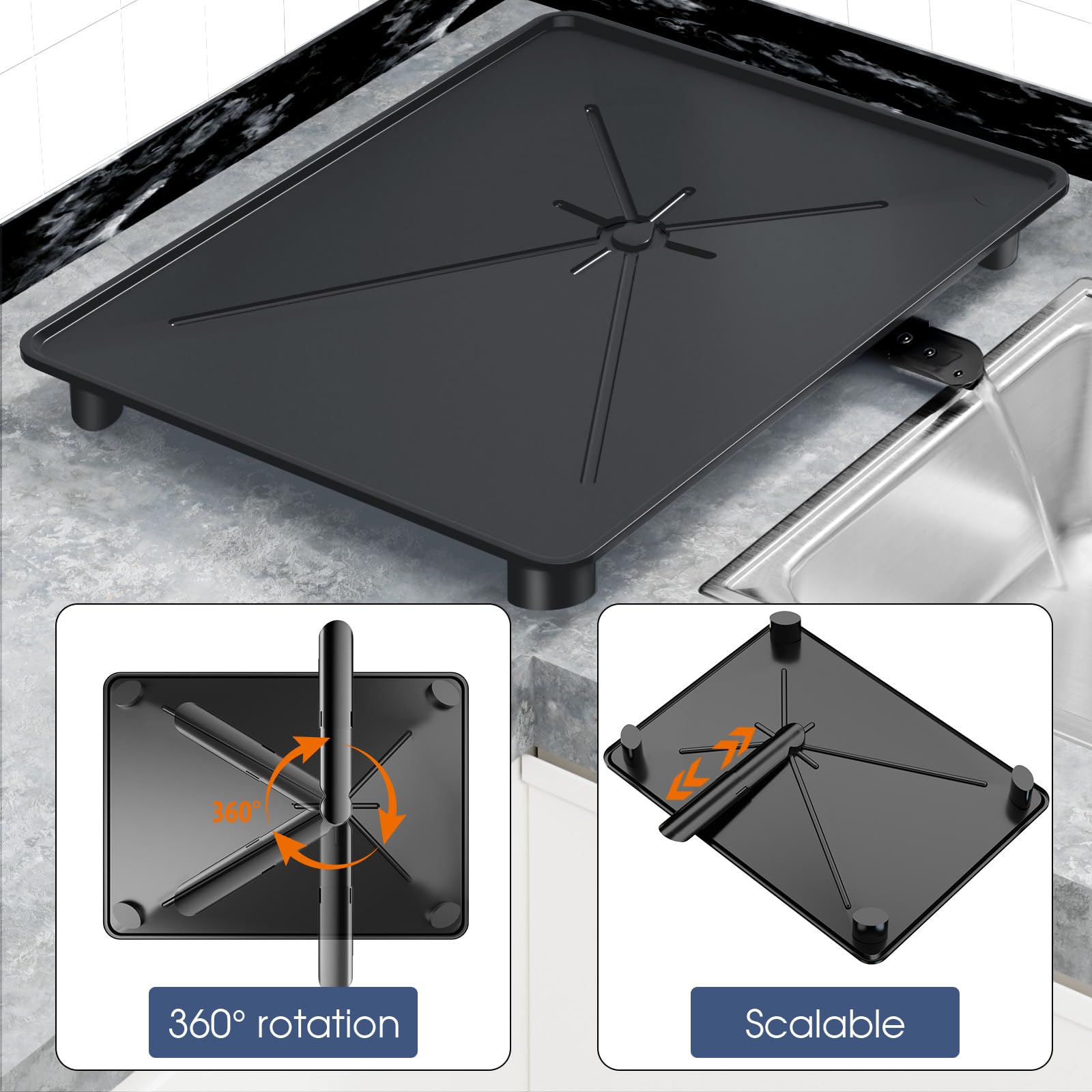 YEYPOP gran capacidad para platos, cuencos y cubiertos en una sola unidad.
