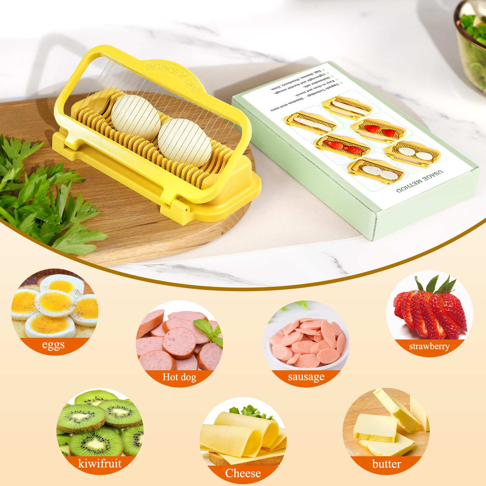 Cortador de frutas mixtas YFYTL para porciones uniformes en aperitivos